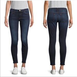 FRAME Medium Rise Medium Wash Denim Blue Jeans 25 Classic